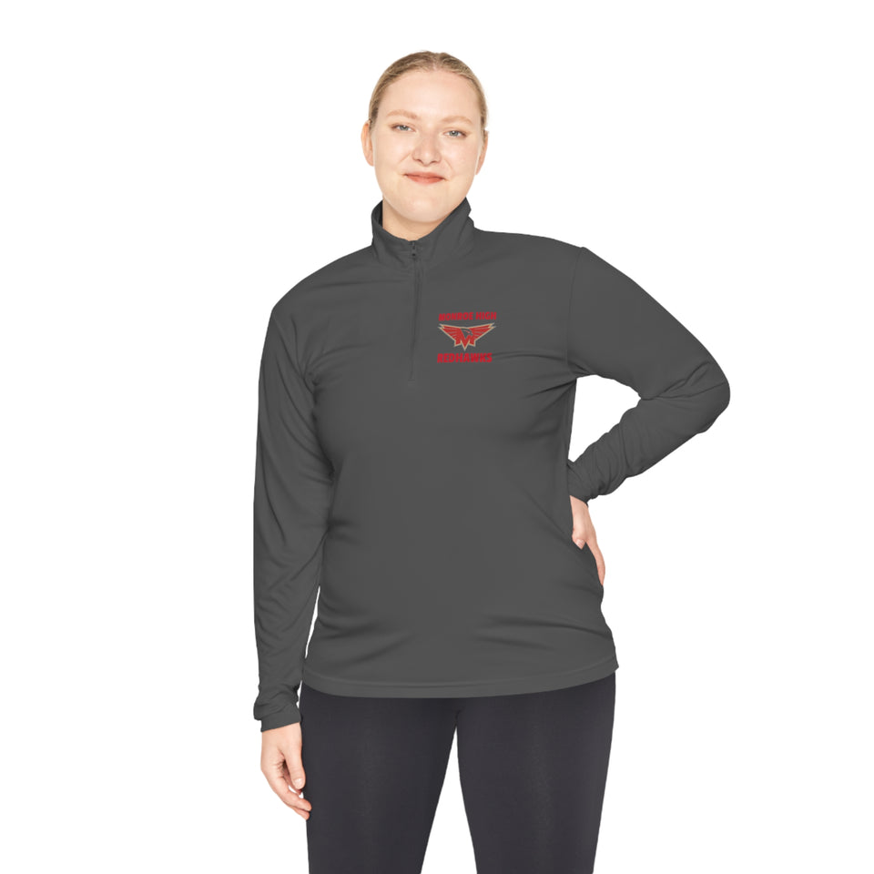 Monroe High Unisex Quarter-Zip Pullover