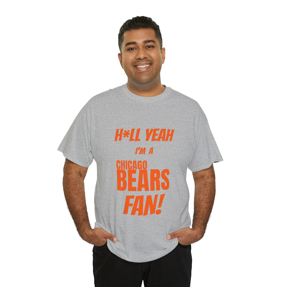 Chicago Bears Football Unisex Heavy Cotton Tee