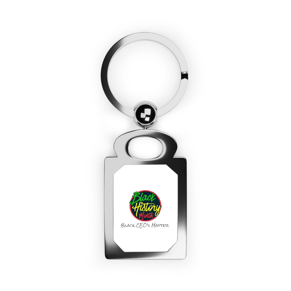 Black CEO's Matter Rectangle Photo Keyring