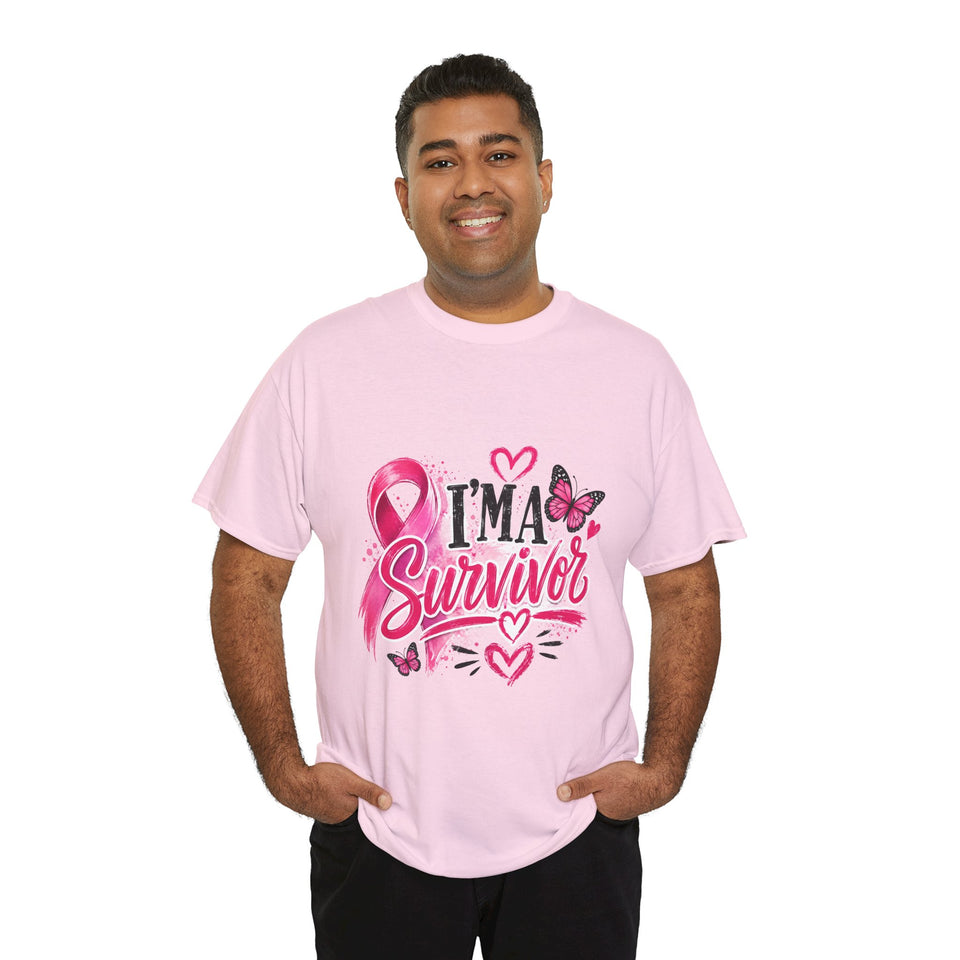 Breast Cancer Awareness Unisex Heavy Cotton Tee