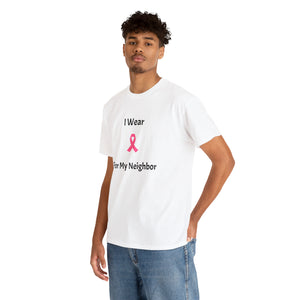 Breast Cancer Awareness (Neighbor) Cotton Tee
