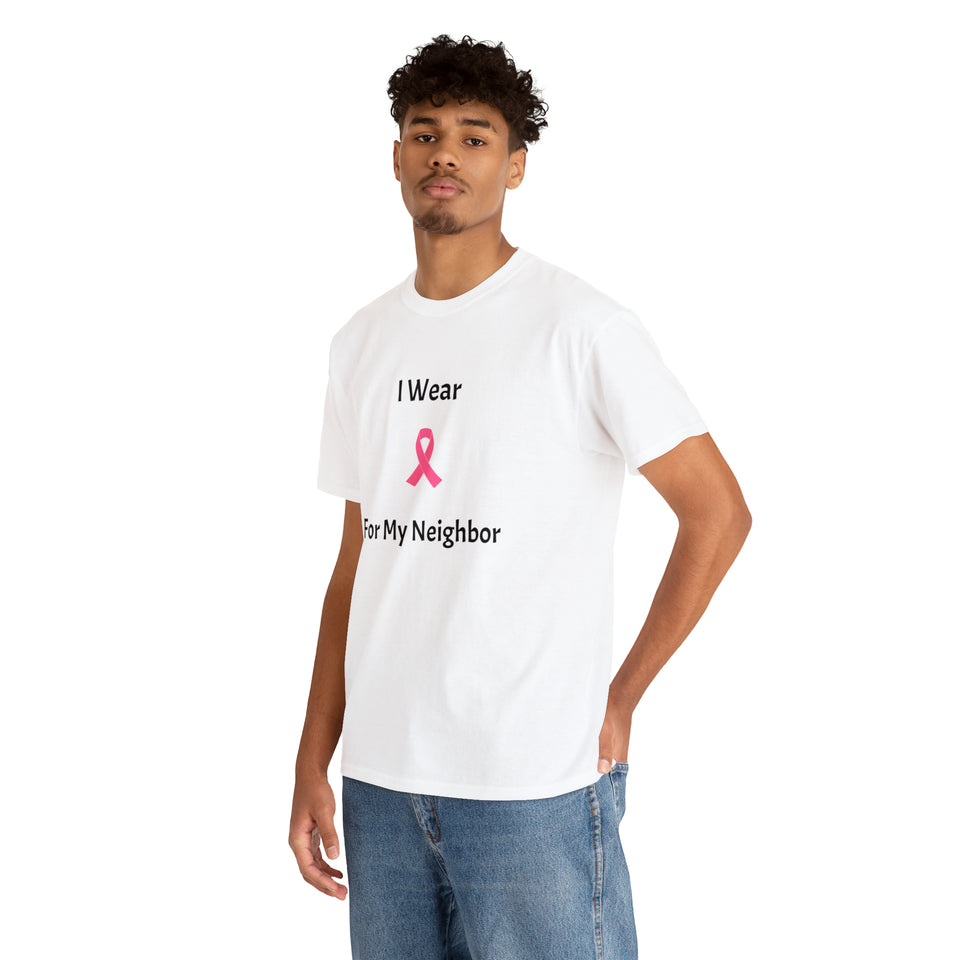 Breast Cancer Awareness (Neighbor) Cotton Tee