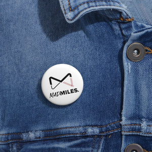 Mad Miles Logo Pin Buttons