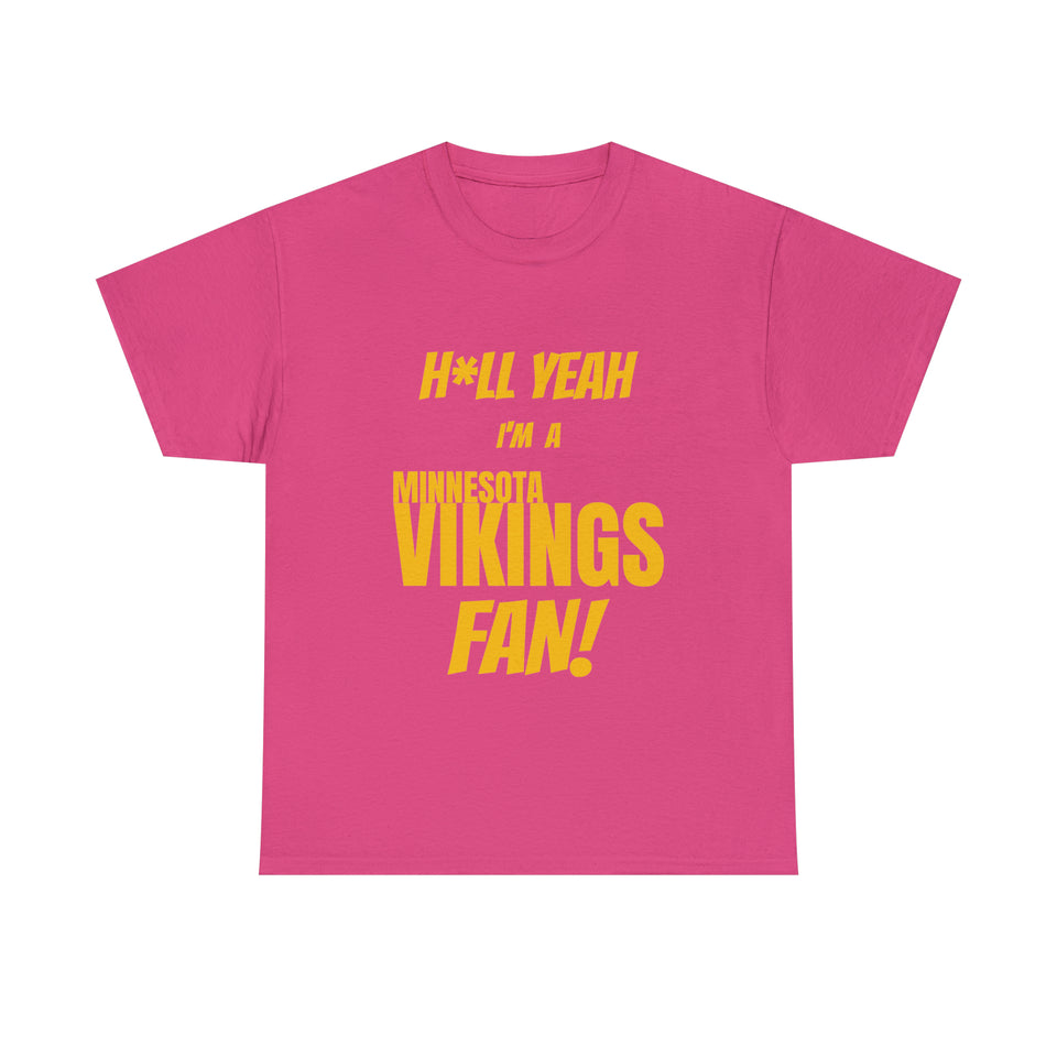 Minnesota Vikings Football Unisex Heavy Cotton Tee