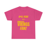 Minnesota Vikings Football Unisex Heavy Cotton Tee