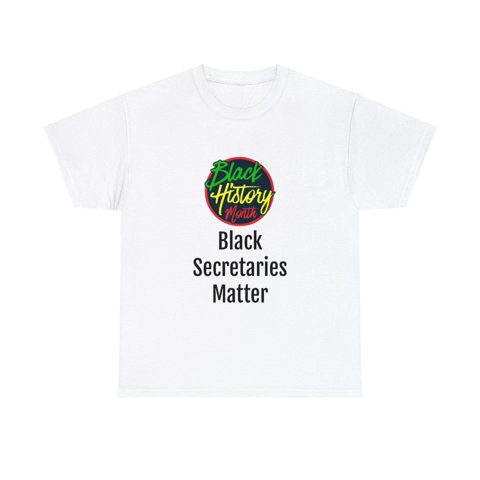 Black Secretaries Matter Cotton Tee