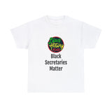 Black Secretaries Matter Cotton Tee