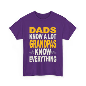 Grandpas Know Everything Unisex Heavy Cotton Tee