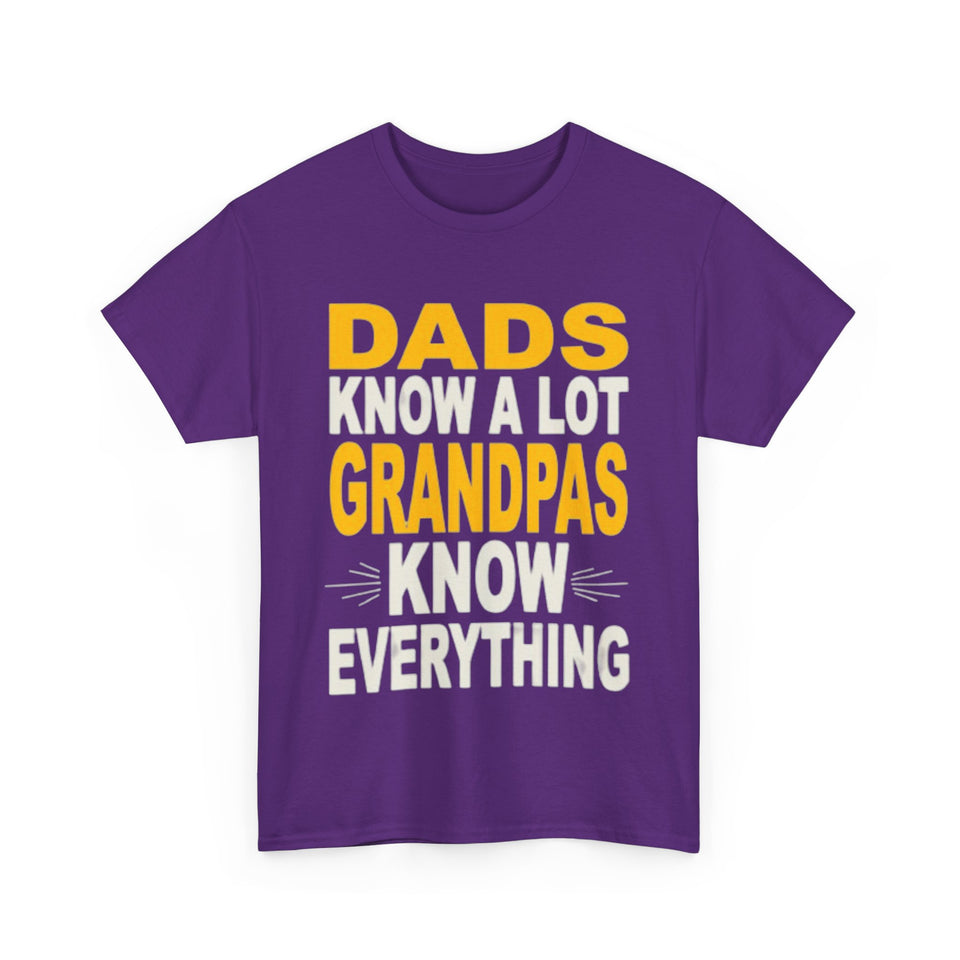 Grandpas Know Everything Unisex Heavy Cotton Tee