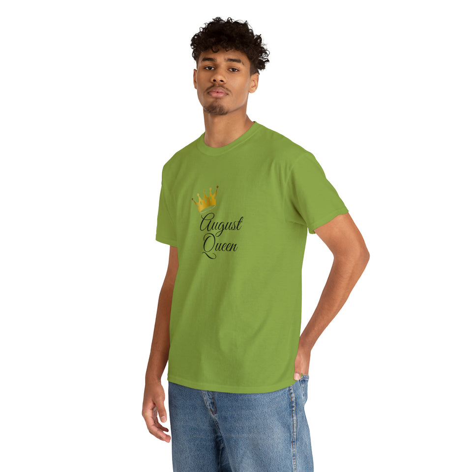 August Queen Unisex Heavy Cotton Tee