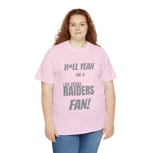 Las Vegas Raiders Football Unisex Heavy Cotton Tee