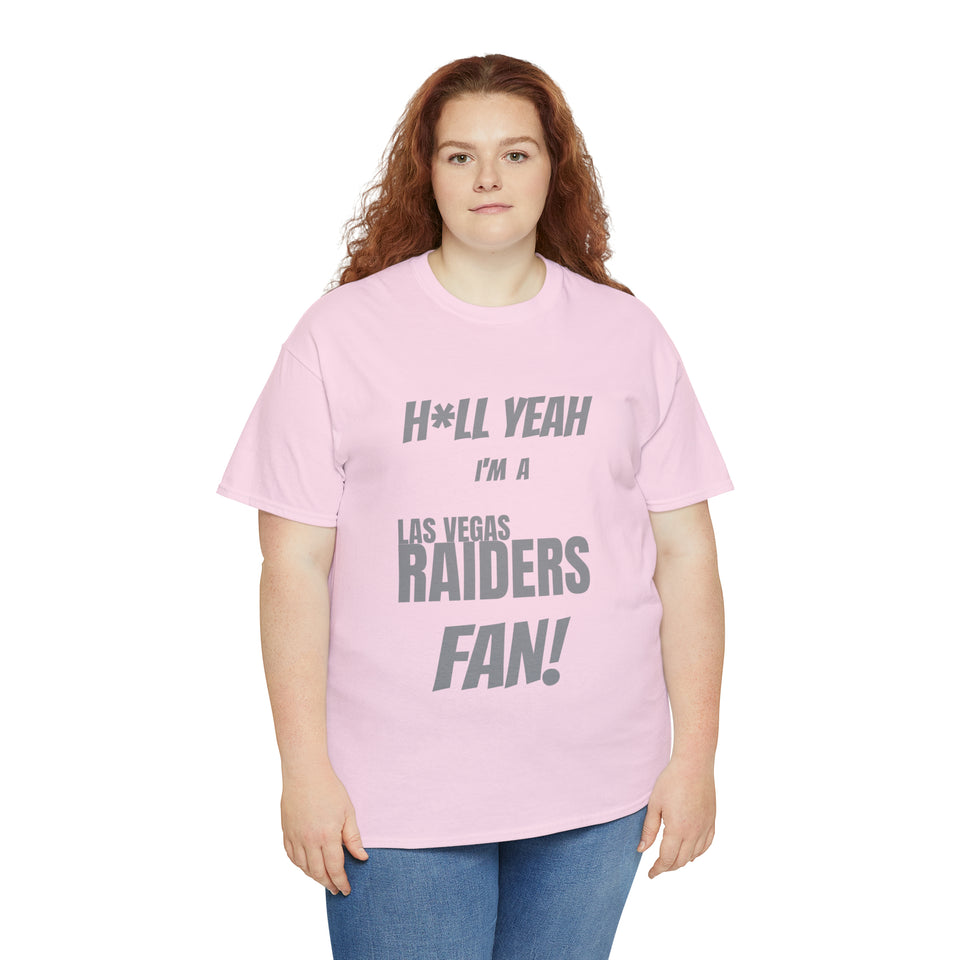 Las Vegas Raiders Football Unisex Heavy Cotton Tee