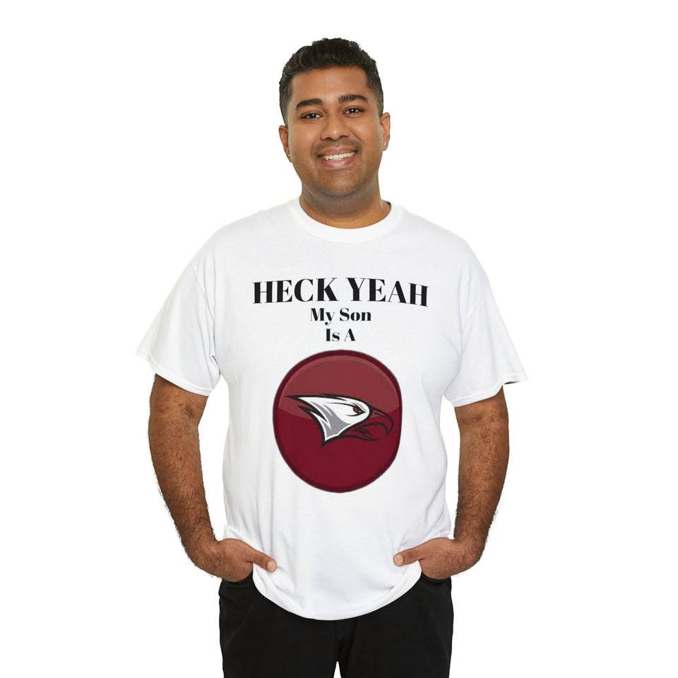 Heck Yeah My Son Is A NCCU Eagle Unisex Heavy Cotton Tee