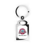 Talladega College Marching Band Rectangle Photo Keyring