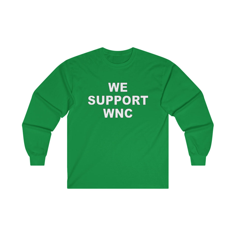 We Support WNC Unisex Ultra Cotton Long Sleeve Tee