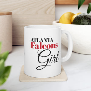 Atlanta Falcons Girl Ceramic Mug 11oz