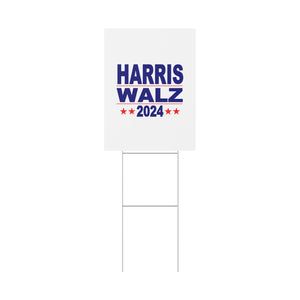 Harris Walz 2024 Plastic Yard Sign