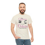This Queen Was Born In October Unisex Heavy Cotton Tee