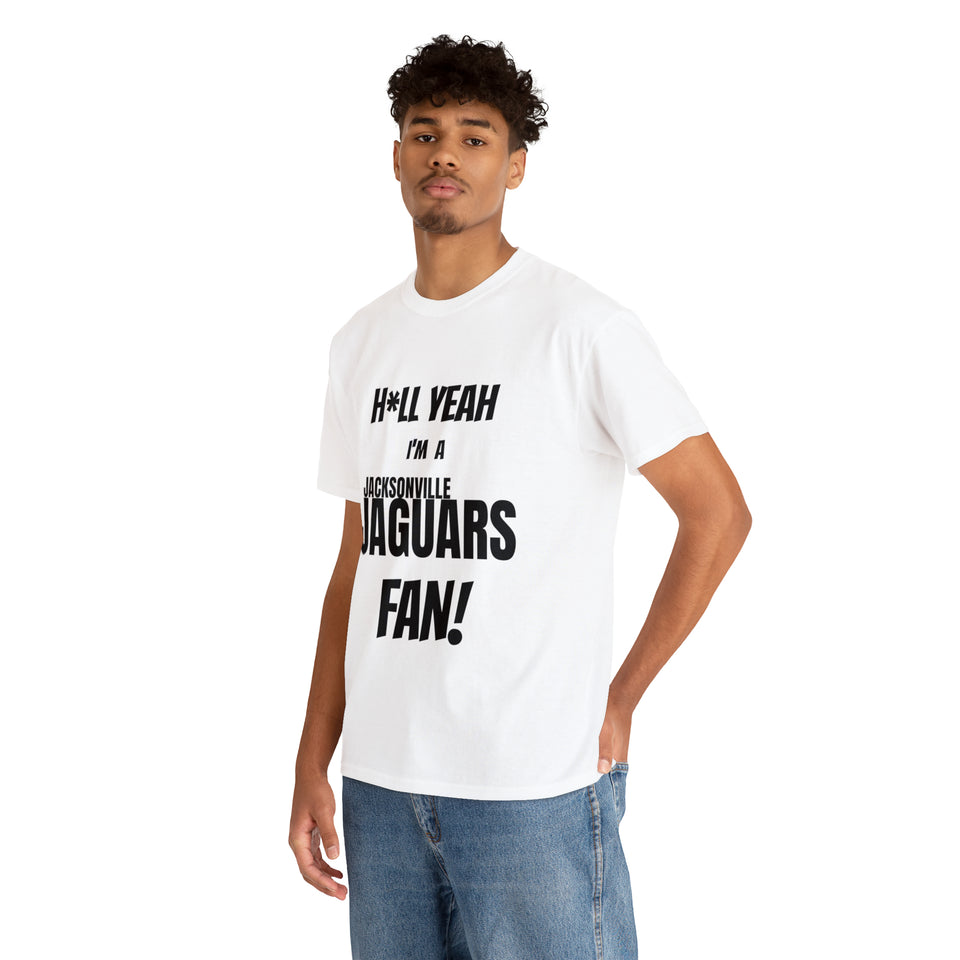 Jacksonville Jaguars Football Unisex Heavy Cotton Tee