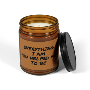 Everything I Am Scented Soy Candle (Multi-Size, Amber Jar)