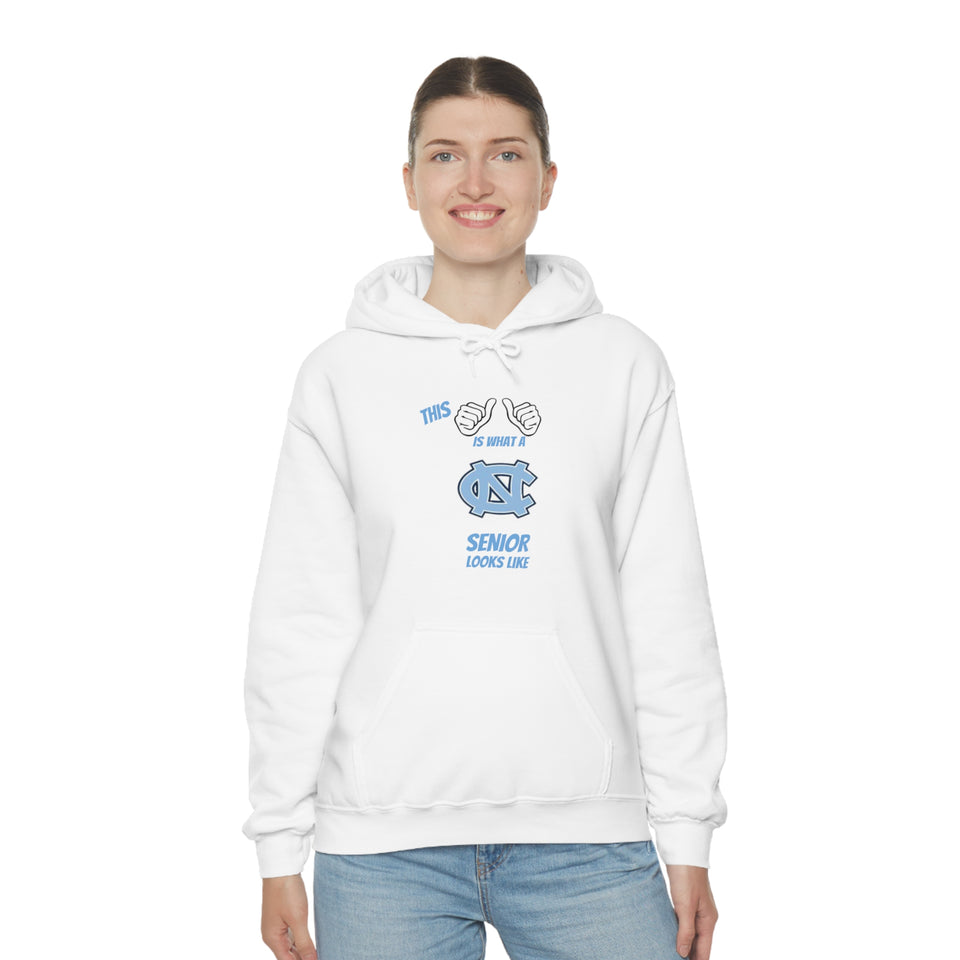 This Is What A Chapel Hill Senior Looks Like Unisex Heavy Blend™ Hooded Sweatshirt