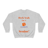 Heck Yeah I'm A Clemson Senior Unisex Heavy Blend™ Crewneck Sweatshirt