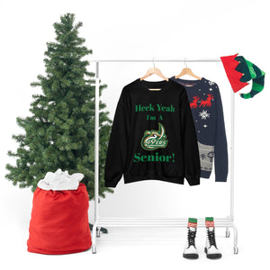 Heck Yeah I'm A UNCC Senior Unisex Heavy Blend™ Crewneck Sweatshirt