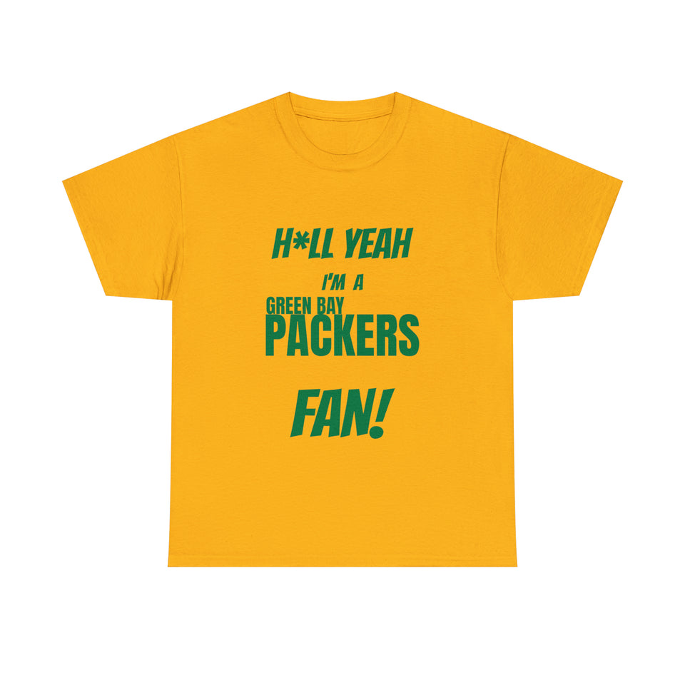 Green Bay Packers Football Unisex Heavy Cotton Tee