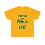 Green Bay Packers Football Unisex Heavy Cotton Tee