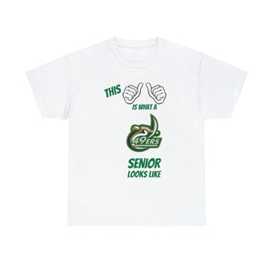 This Is What A UNCC Senior Looks Like Unisex Heavy Cotton Tee