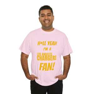 Los Angeles Chargers Football Unisex Heavy Cotton Tee