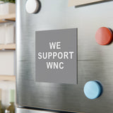 We Support WNC Square Magnet