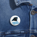Carolina Panthers Custom Pin Buttons