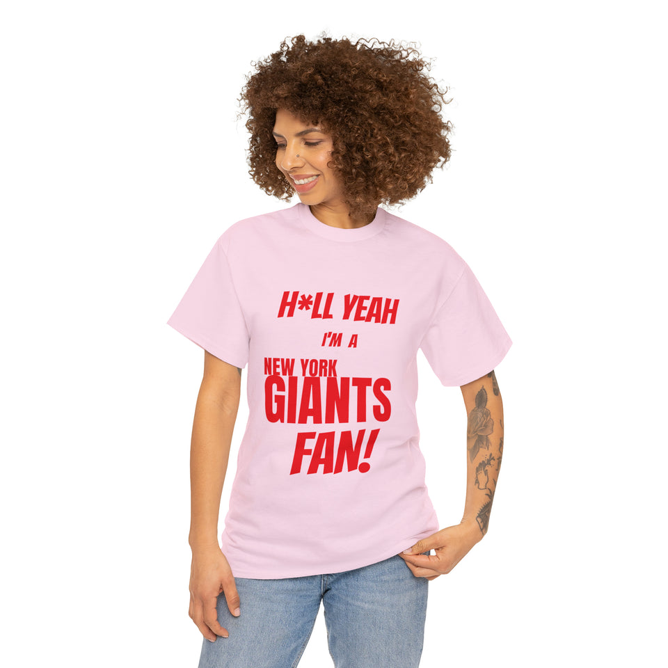 New York Giants Football Unisex Heavy Cotton Tee