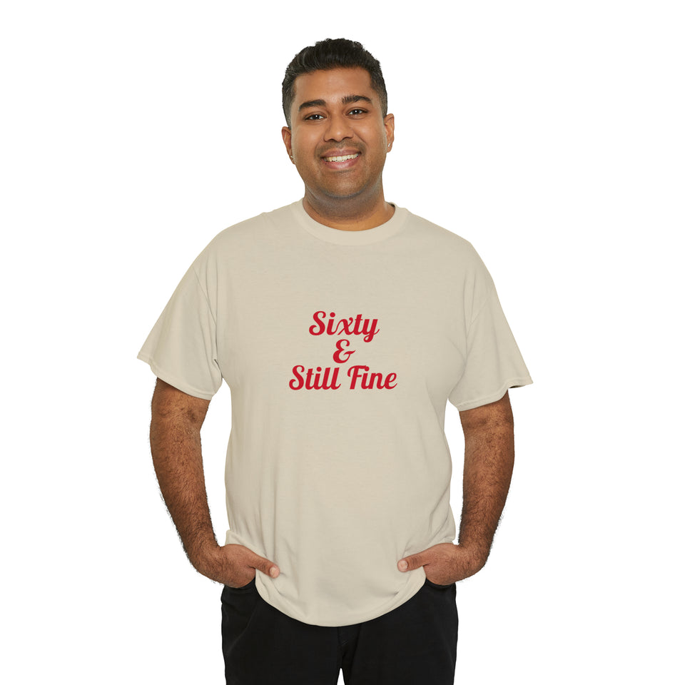 Sixty Unisex Heavy Cotton Tee