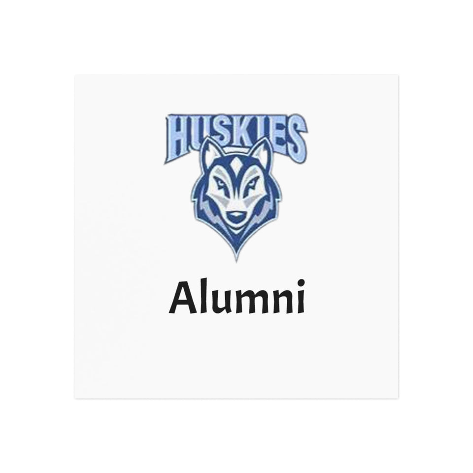 Hunter Huss Alumni Car and Refrigerator Magnet