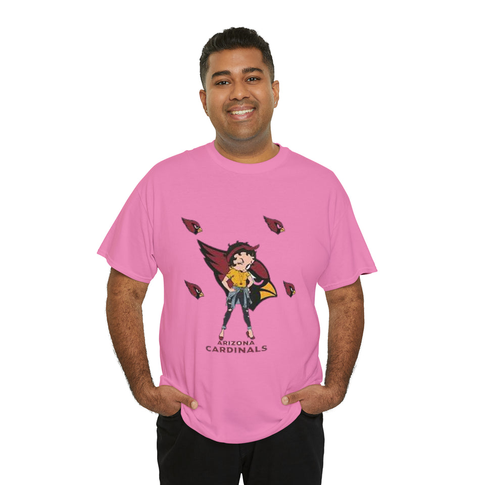 Arizona Cardinals Betty Unisex Heavy Cotton Tee