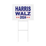 Harris Walz 2024 Plastic Yard Sign