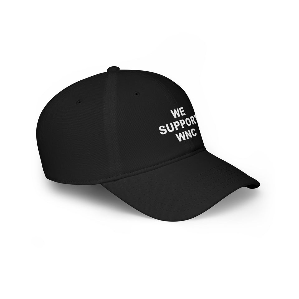 We Support WNC Low Profile Baseball Cap