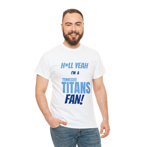 Tennessee Titans Football Unisex Heavy Cotton Tee