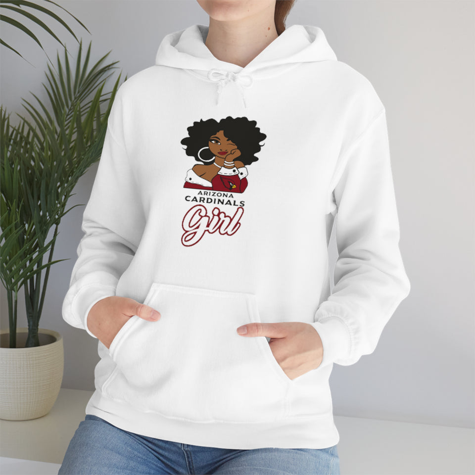 Arizona Cardinals Girl Unisex Heavy Blend™ Hooded Sweatshirt