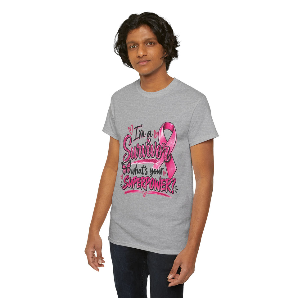 Breast Cancer Awareness Unisex Heavy Cotton Tee