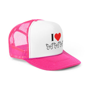 I Love Butterflies Trucker Caps