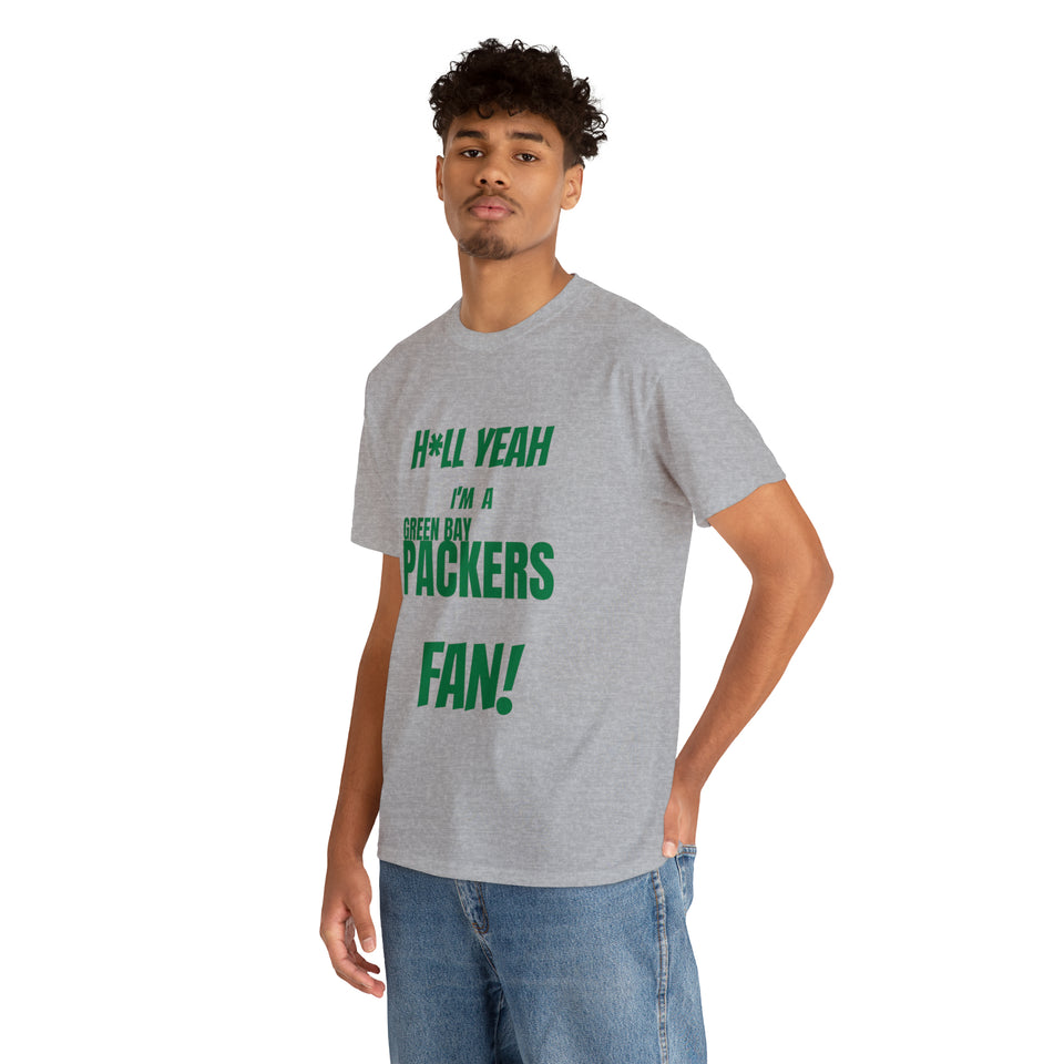 Green Bay Packers Football Unisex Heavy Cotton Tee