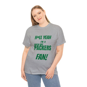 Green Bay Packers Football Unisex Heavy Cotton Tee