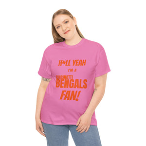 Cincinatti Bengals Football Unisex Heavy Cotton Tee