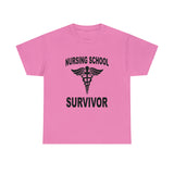 Nursing School Survivor Cotton Tee