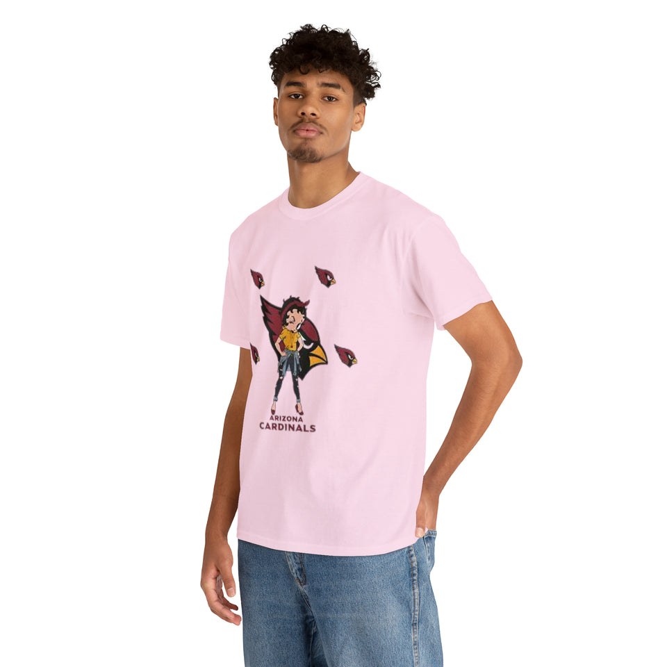 Arizona Cardinals Betty Unisex Heavy Cotton Tee