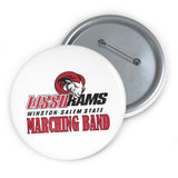 WSSU Marching Band Custom Pin Buttons