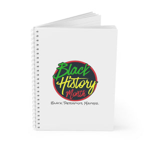 Black Therapists Matter Spiral Notebook